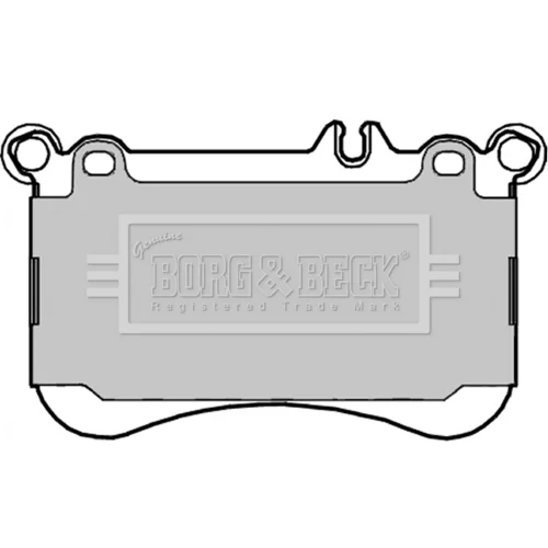 Sada brzdových platničiek kotúčovej brzdy BORG & BECK BBP2331