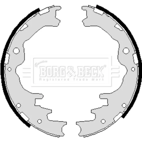 Sada brzdových čeľustí BORG & BECK BBS6028