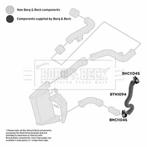 Hadica plniaceho vzduchu BORG & BECK BTH1094 - obr. 1