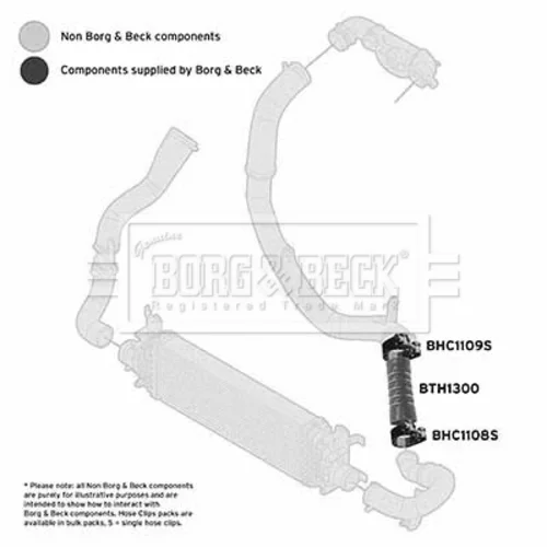 Hadica plniaceho vzduchu BORG & BECK BTH1300 - obr. 1