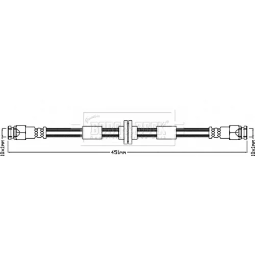 Brzdová hadica BORG & BECK BBH8318