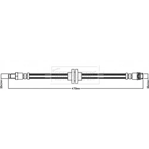 Brzdová hadica BORG & BECK BBH8335