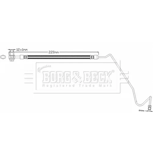 Brzdová hadica BORG & BECK BBH8351