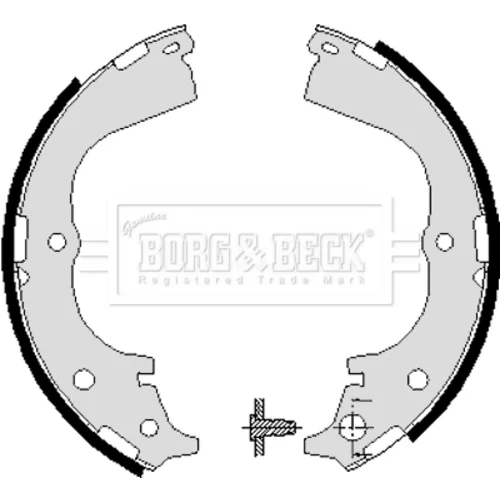 Sada brzdových čeľustí BORG & BECK BBS6018