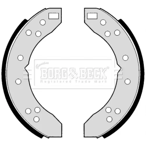 Sada brzdových čeľustí BORG & BECK BBS6171