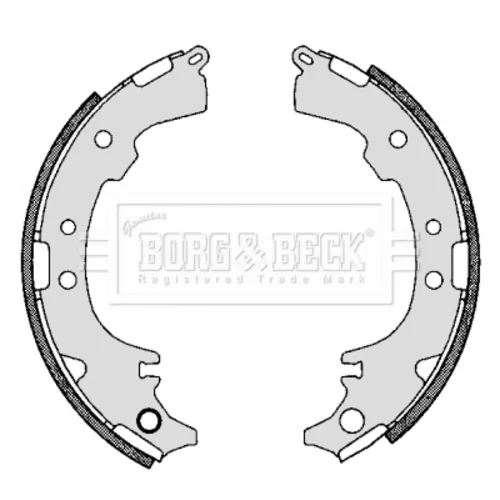 Sada brzdových čeľustí BORG & BECK BBS6295