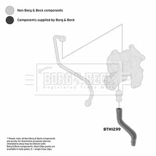 Hadica plniaceho vzduchu BTH1299 (BORG & BECK) - obr. 1