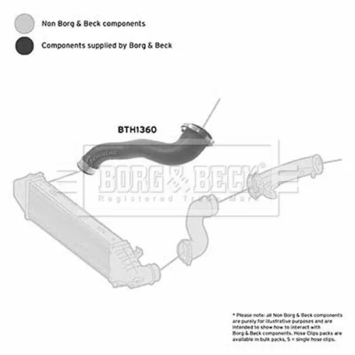 Hadica plniaceho vzduchu BORG & BECK BTH1360 - obr. 1