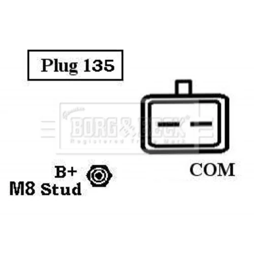 Alternátor BORG & BECK BBA2587 - obr. 2