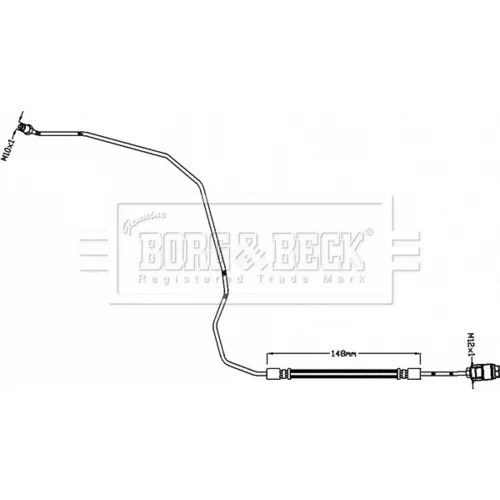 Brzdová hadica BORG & BECK BBH8465