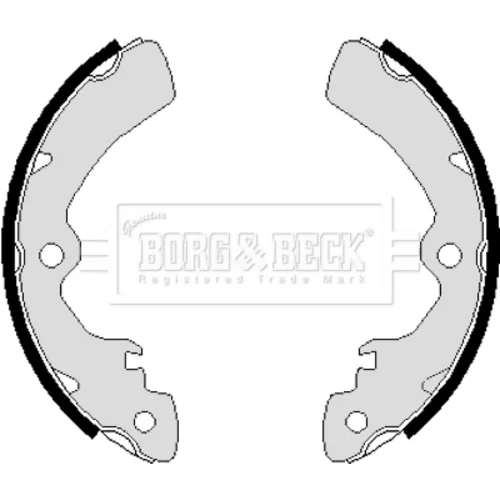 Sada brzdových čeľustí BORG & BECK BBS6066