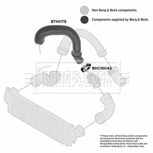 Hadica plniaceho vzduchu BORG & BECK BTH1175 - obr. 1