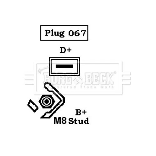 Alternátor BORG & BECK BBA2180 - obr. 1