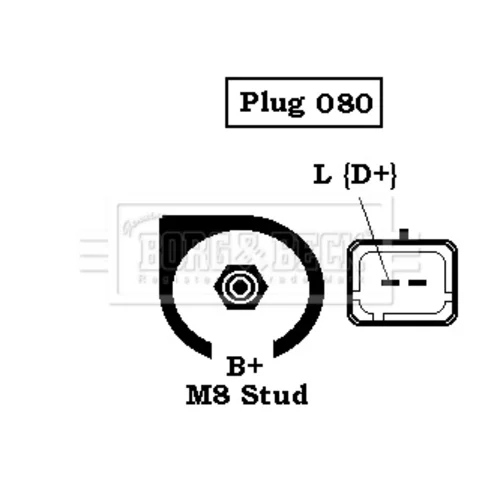 Alternátor BORG & BECK BBA2958 - obr. 1