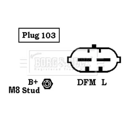 Alternátor BORG & BECK BBA3010