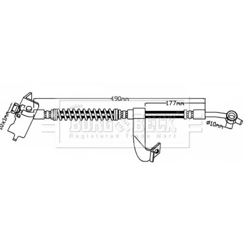 Brzdová hadica BORG & BECK BBH8288