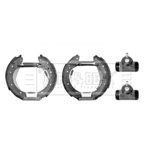 Sada brzdových čeľustí BORG & BECK BBS1064K - obr. 2