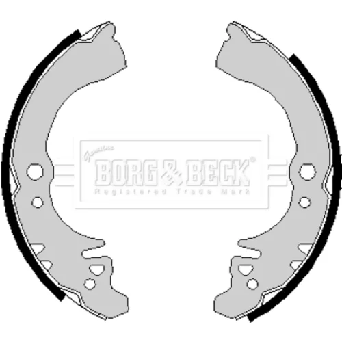 Sada brzdových čeľustí BORG & BECK BBS6135 - obr. 1