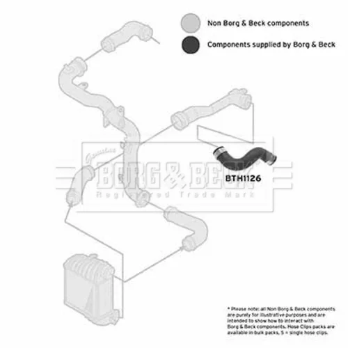 Hadica plniaceho vzduchu BORG & BECK BTH1126 - obr. 1