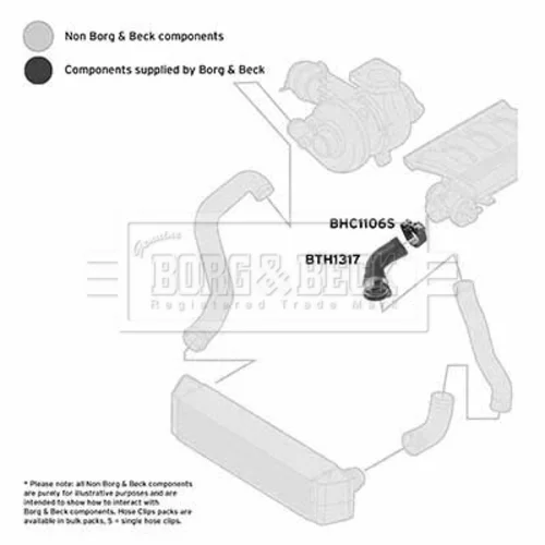 Hadica plniaceho vzduchu BORG & BECK BTH1317 - obr. 1