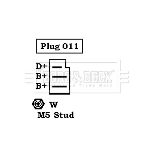 Alternátor BORG & BECK BBA2215