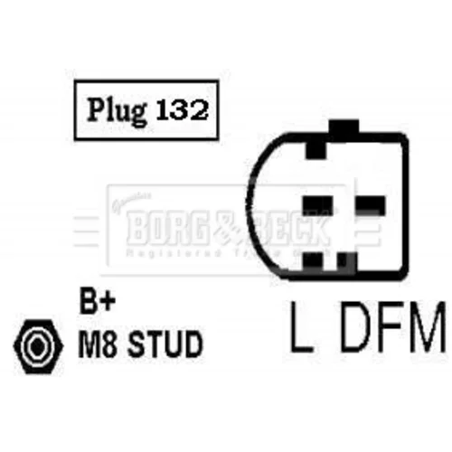 Alternátor BORG & BECK BBA2589 - obr. 1