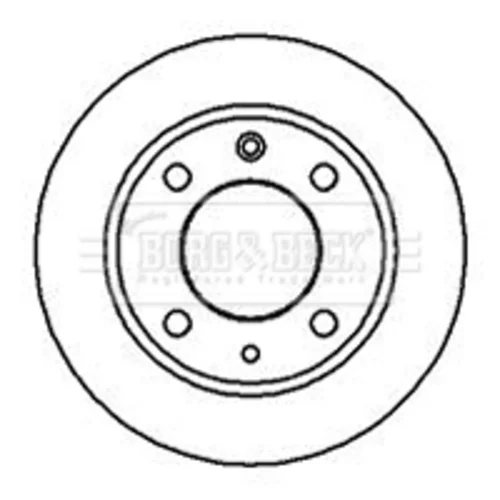 Brzdový kotúč BORG & BECK BBD4482 - obr. 1