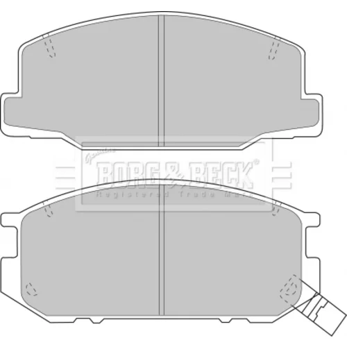Sada brzdových platničiek kotúčovej brzdy BORG & BECK BBP1345