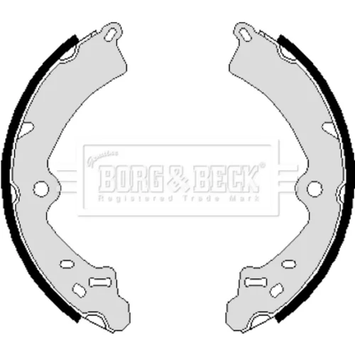 Sada brzdových čeľustí BORG & BECK BBS6062