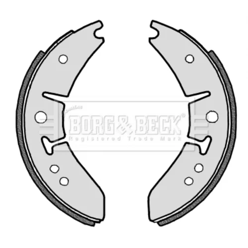 Sada brzdových čeľustí BORG & BECK BBS6080