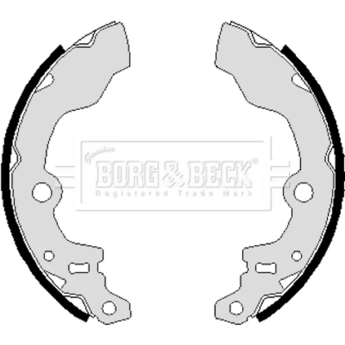 Sada brzdových čeľustí BORG & BECK BBS6232