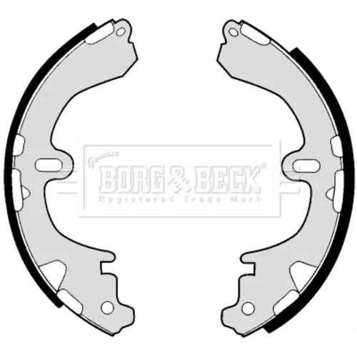 Sada brzdových čeľustí BORG & BECK BBS6249