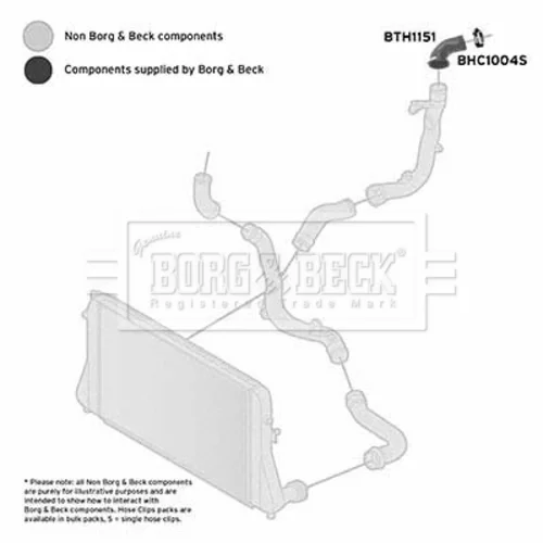 Hadica plniaceho vzduchu BORG & BECK BTH1151 - obr. 1