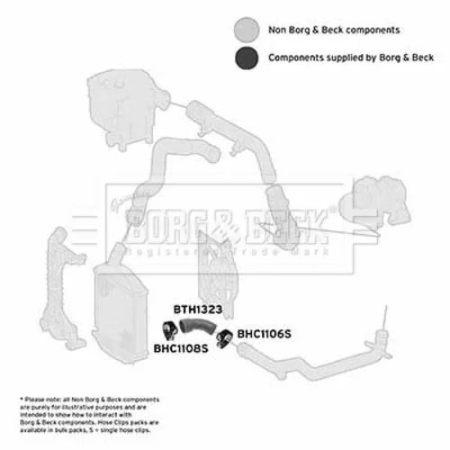 Hadica plniaceho vzduchu BTH1323 (BORG & BECK) - obr. 1