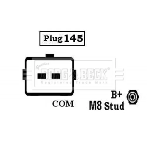 Alternátor BORG & BECK BBA3059