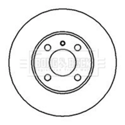 Brzdový kotúč BORG & BECK BBD4288