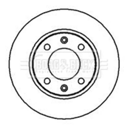 Brzdový kotúč BORG & BECK BBD4910