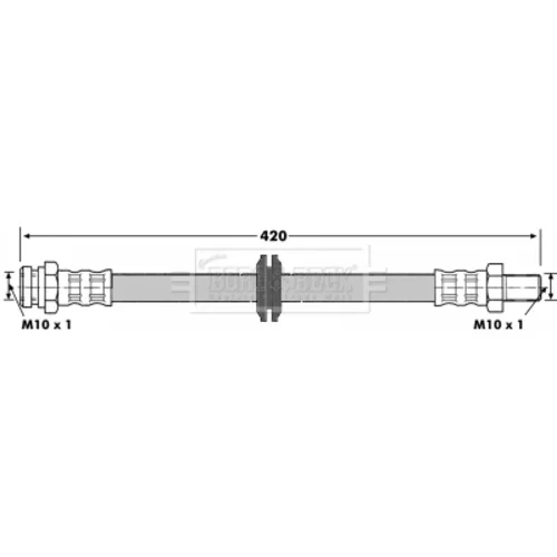 Brzdová hadica BORG & BECK BBH7065