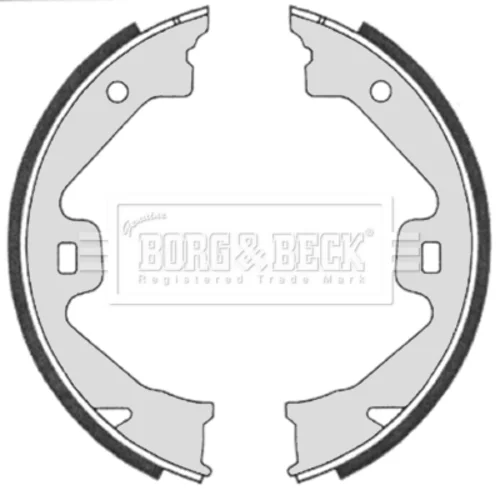 Sada brzd. čeľustí parkov. brzdy BORG & BECK BBS6331