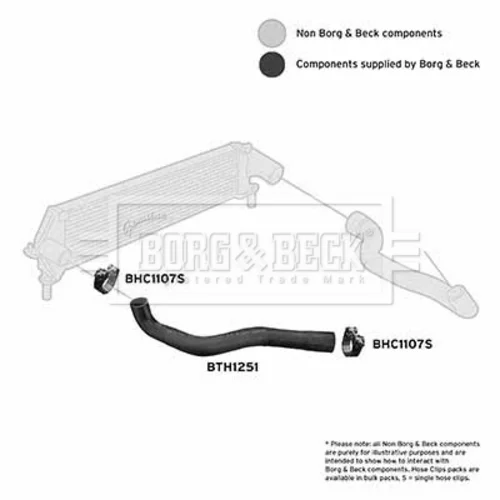 Hadica plniaceho vzduchu BORG & BECK BTH1251 - obr. 1