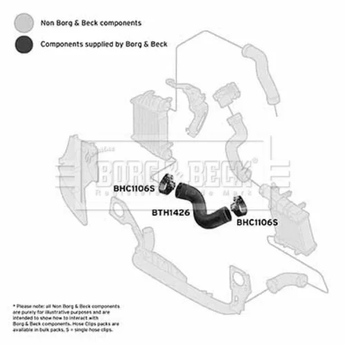 Hadica plniaceho vzduchu BTH1426 (BORG & BECK) - obr. 1