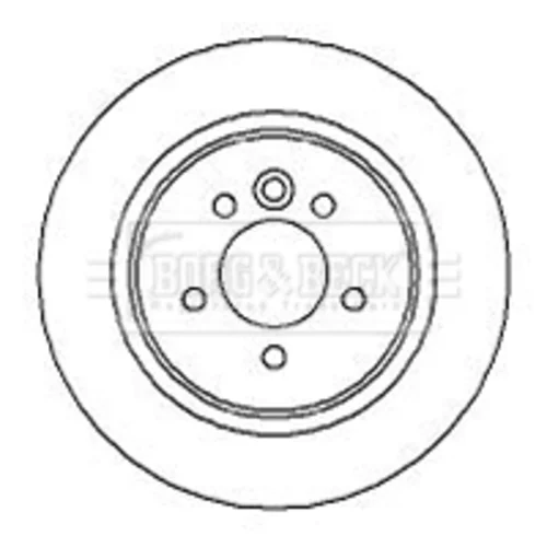 Brzdový kotúč BORG & BECK BBD4228