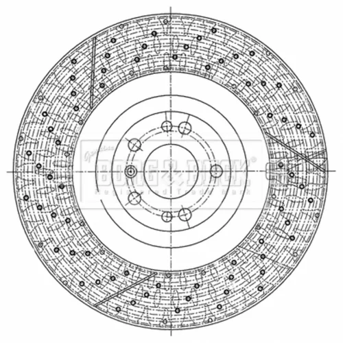 Brzdový kotúč BORG & BECK BBD6127S