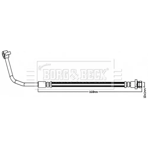 Brzdová hadica BORG & BECK BBH8215 - obr. 1