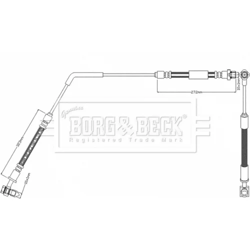 Brzdová hadica BORG & BECK BBH8405