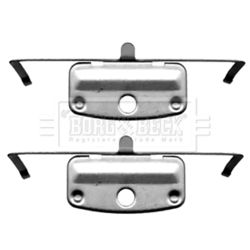 Sada príslušenstva obloženia kotúčovej brzdy BORG & BECK BBK1236 - obr. 1