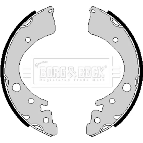 Sada brzdových čeľustí BORG & BECK BBS6160