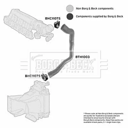 Hadica plniaceho vzduchu BORG & BECK BTH1003 - obr. 1