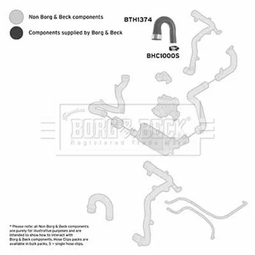 Hadica plniaceho vzduchu BORG & BECK BTH1374 - obr. 1