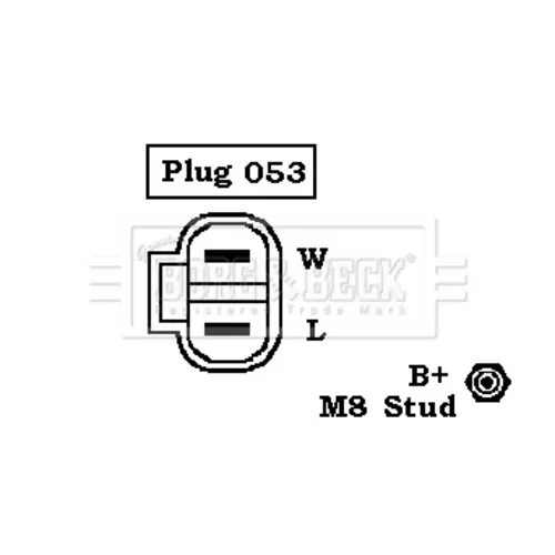 Alternátor BORG & BECK BBA2505 - obr. 1